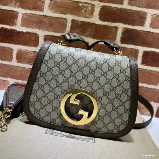 Hyper Peter shoulder bag medium Blondie GUCCI 0816